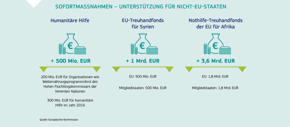 SOFORTMASSNAHMEN – UNTERSTÜTZUNG FÜR NICHT-EU-STAATEN