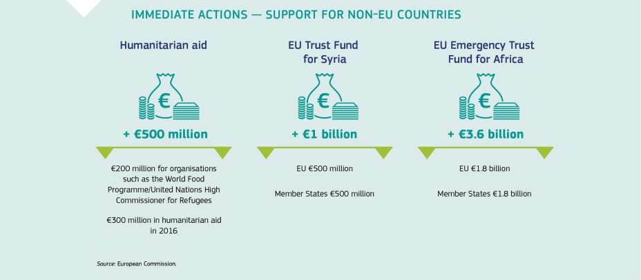 IMMEDIATE ACTIONS - SUPPORT FOR NON-EU COUNTRIES