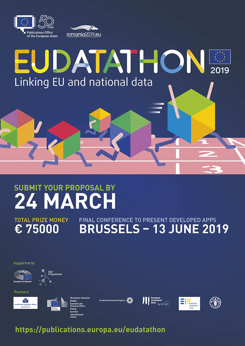 EU Datathon 2019 poster