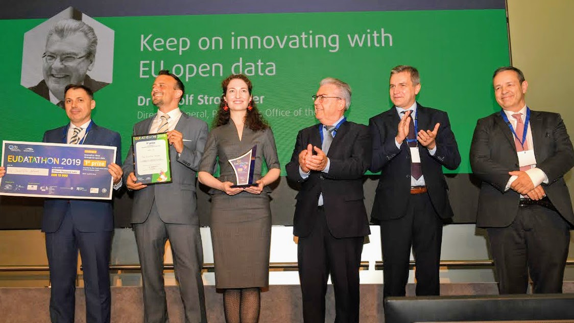 EU Datathon 2019 award ceremony