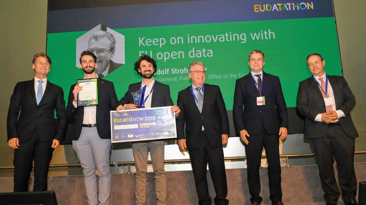 EU Datathon 2019 award ceremony