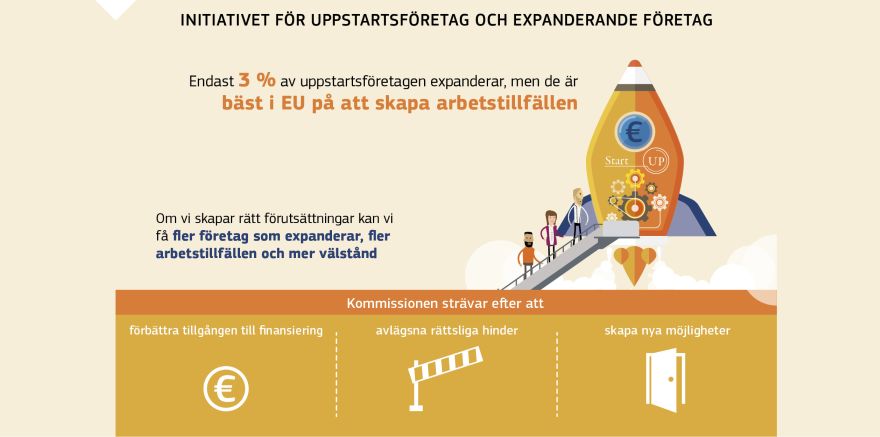 Grafik: INITIATIVET FÖR UPPSTARTSFÖRETAG OCH EXPANDERANDE FÖRETAG