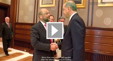 Videoposnetek: Predsednik Evropskega parlamenta Martin Schulz na obisku v Turčiji © Evropska unija