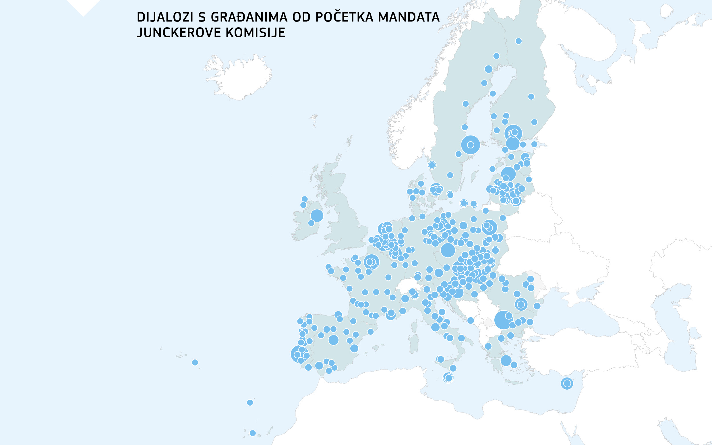 DIJALOZI S GRAĐANIMA OD POČETKA MANDATA  JUNCKEROVE KOMISIJE