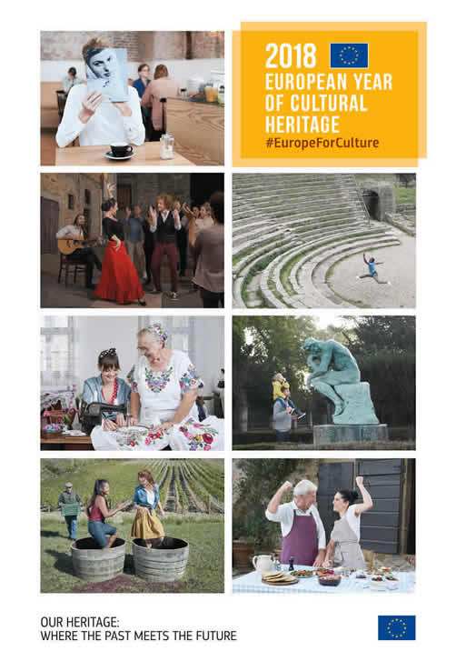 Image: The European Year of Cultural Heritage was launched on 31 January 2018. The campaign poster used to promote the Year features the diversity and varied forms of cultural heritage that exist throughout Europe. © European Union