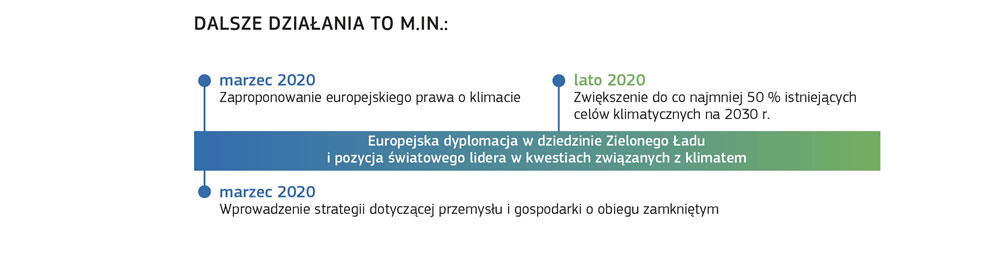 Niektóre z kroków, które należy natychmiast podjąć w celu osiągnięcia Europejskiego Zielonego Ładu