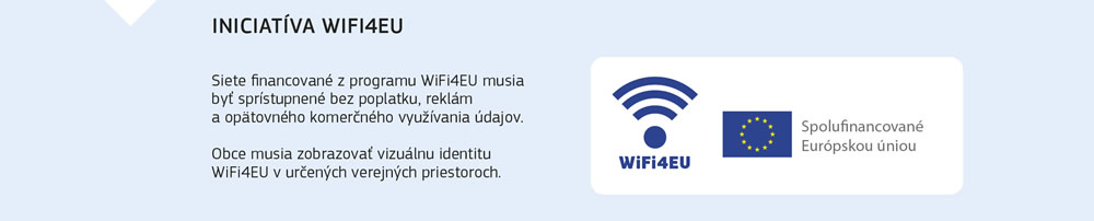 Prehľad o iniciatíve Wifi4EU