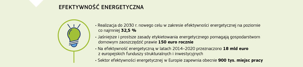 Podsumowanie działań na rzecz efektywności energetycznej w Unii Europejskiej
