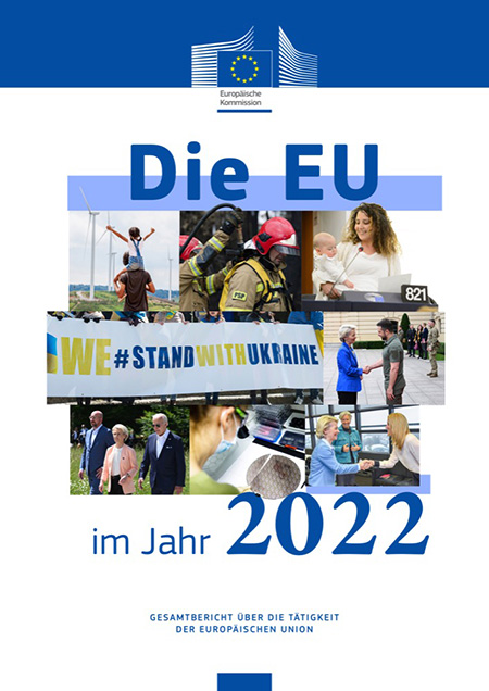 Titelseite von „Die EU im Jahr 2022 – Gesamtbericht über die Tätigkeit der Europäischen Union“
