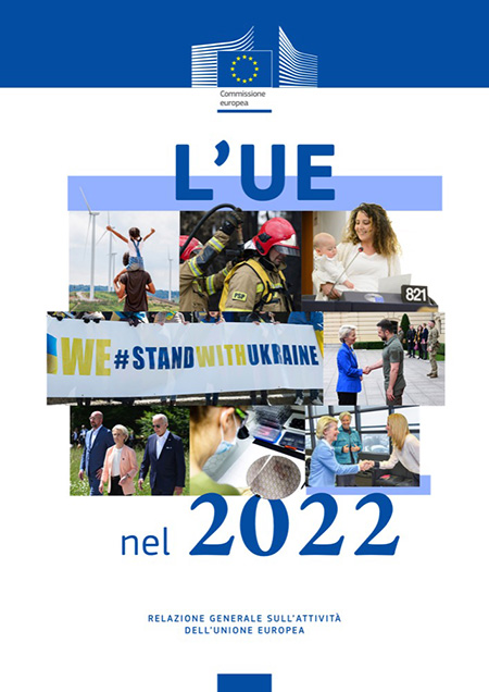 Copertina della pubblicazione L’UE nel 2022 — Relazione generale sull’attività dell’Unione europea