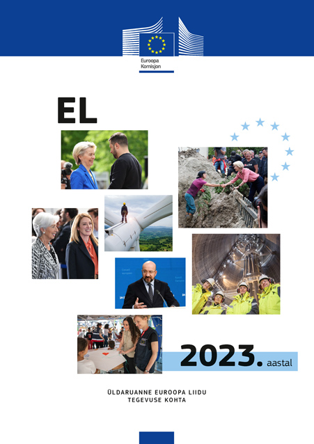 Väljaande „EL 2023. aastal. Üldaruanne Euroopa Liidu tegevuse kohta“ esikaas