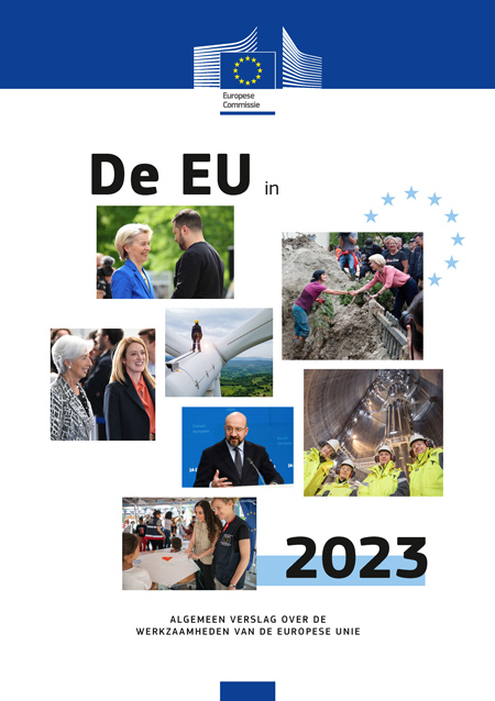 Omslag van De EU in 2023 — Algemeen Verslag over de werkzaamheden van de Europese Unie