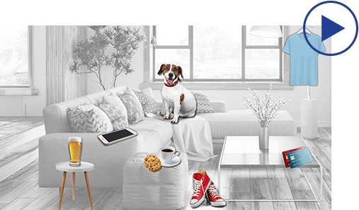 Interaktívna animácia, ktorá po kliknutí na jednotlivé prvky ukazuje, ako politika hospodárskej súťaže EÚ chráni spotrebiteľov v ich každodennom živote.