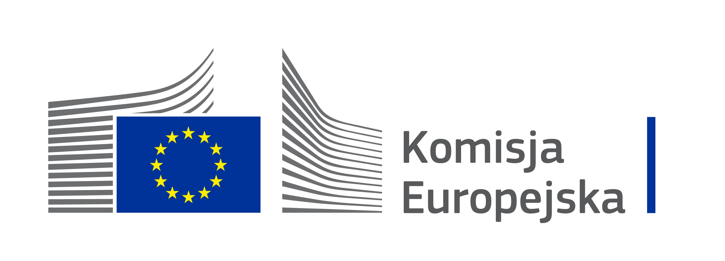 Logo Komisji Europejskiej.