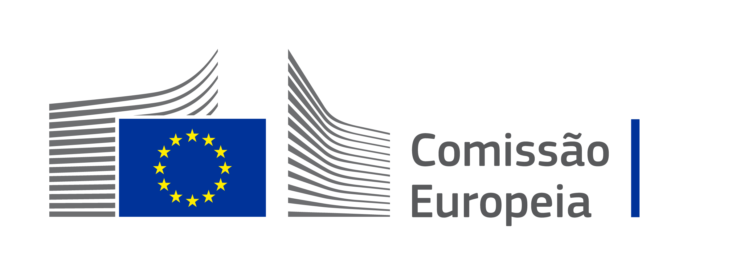 Logótipo da Comissão Europeia.