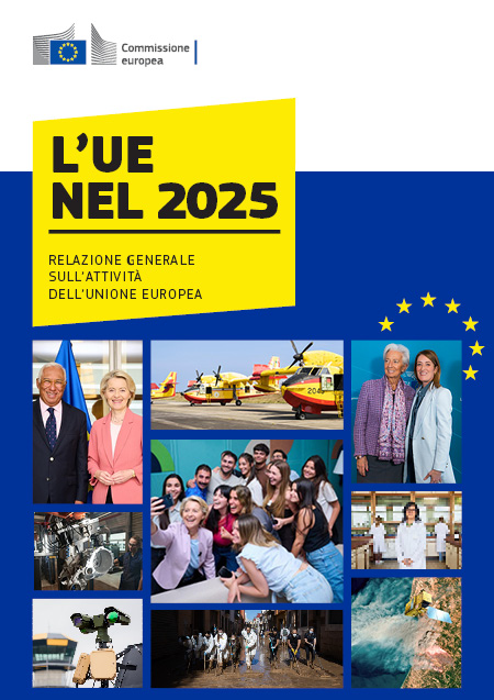 Copertina della pubblicazione L’UE nel 2025 — Relazione generale sull’attività dell’Unione europea