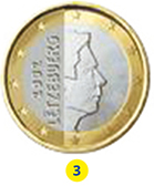 Фото различных монет евро со всего ЕС.
