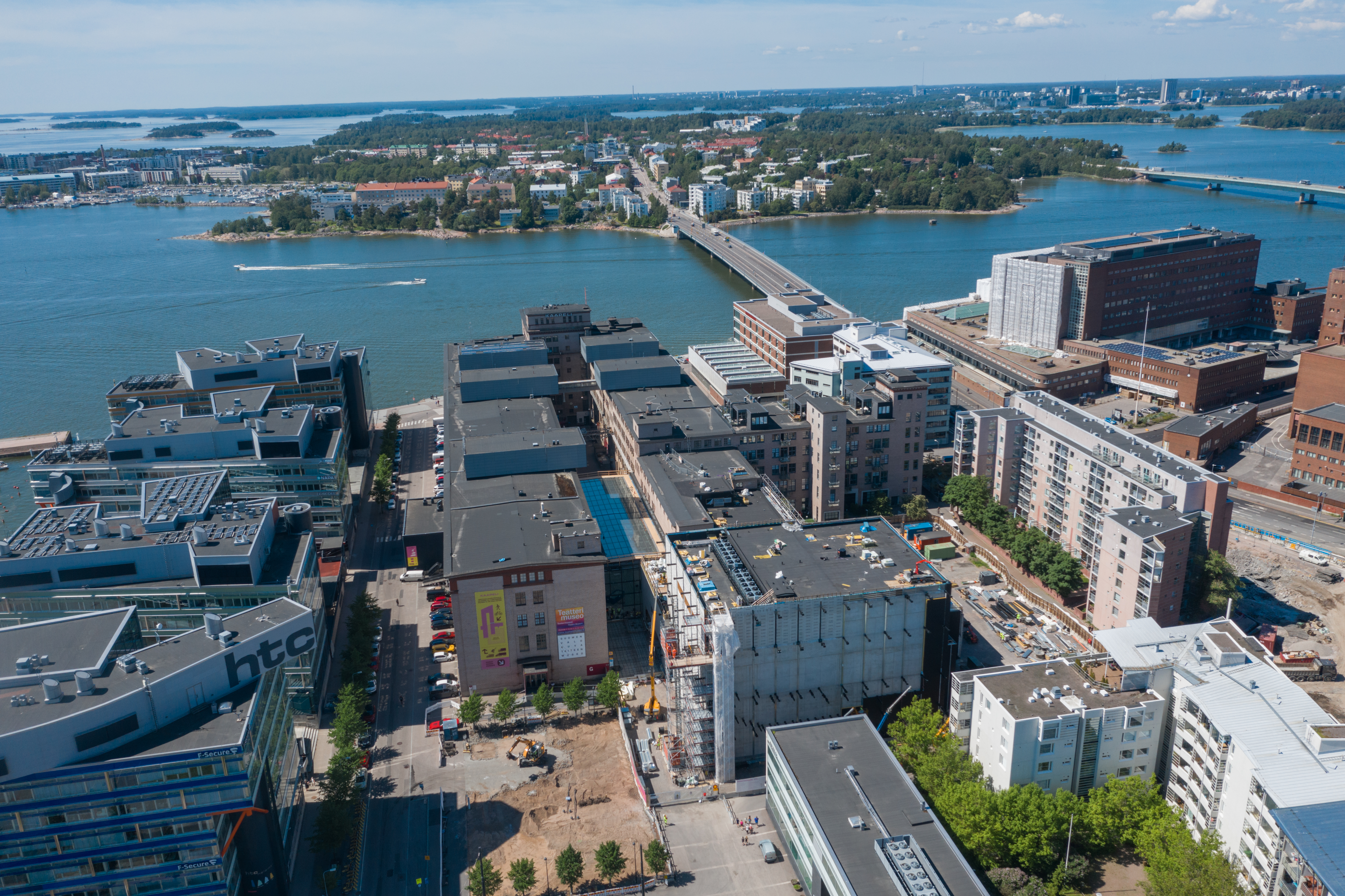 View of the Cable Factory creative hub (Kaapelitehdas) in Finland.  © Patrik  Rastenberger