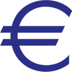 Az euró szimbólumát ábrázoló kép.